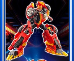 Metal Cardbot S Season2 REDBLITZ Transformer Robot Muscle Car Figure Toy 2024