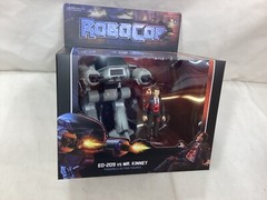 NEW Super7 ReAction Robocop ED-209 vs Mr. Kinney Figure Set Boxed Sealed FREESHP