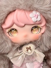 ZFAZ Luxi Picnic Bunny 600% Evening Breeze Firefly Grey Pink Collectible Plush