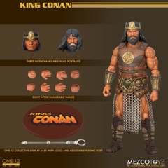 MEZCO KING CONAN HORSE RED SONJA DEMON MEDUSA VANAHEIM BEAR DRAGON 10 FIGURE LOT