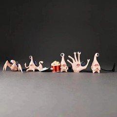5Pcs Weird Creature PVC Figurines Blind Box Collectible Toy For Home Decoration