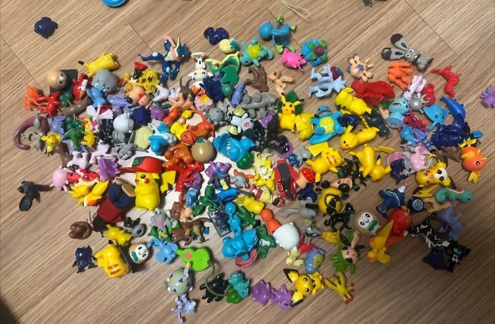 Lot 110 Pokemon Gacha Doll Figures Set Bundle Capsule Crane Machine Collectible