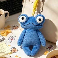 7.1in Frog Plush Pendant Toy Cute Stuffed Animal Doll Bag Charm Soft Gift