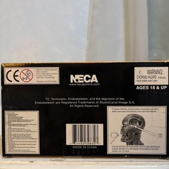 NECA Reel Toys Terminator 2 Endoskeleton Model T-800 w/light up eyes