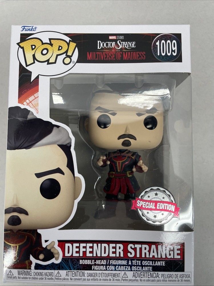 Funko Pop Marvel Doctor Strange Multiverse Defender Strange #1009 + Protector