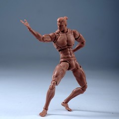 USA Romankey X COWL 1/12 Dark Male Head Body Flexible Jointed 6in Action Figure