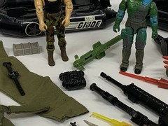 Vintage GI Joe ARAH Hasbro Lanard Mixed Lot Figures Vehicles Weapons Accessories
