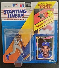 Lot of 6 1988-1994 L.A. Dodgers Starting Lineups Guerrero Valenzuela Hirshiser +