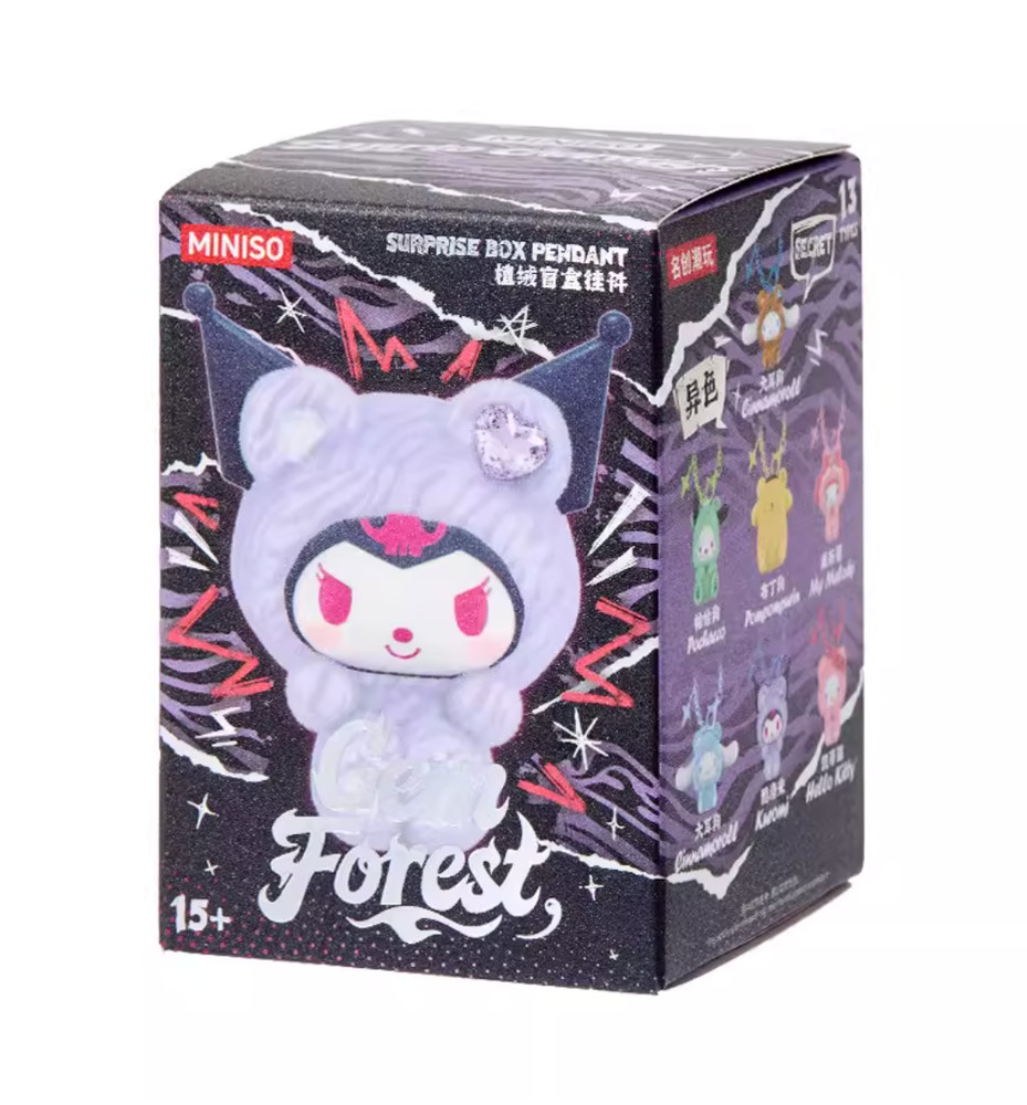 💡 Miniso x Sanrio Characters Gem Forest Series Flock Pendant One Blind Box