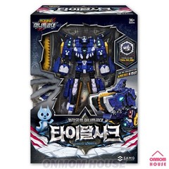 Miniforce Force Triga + Thunder Burning Storm Tidal Buster Robot Figure Set 6pc