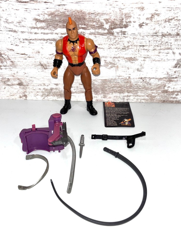 Vintage 1985 Coleco Rambo Force Of Freedom Mad Dog Action Figure Complete Set