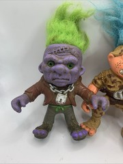 Battle Trolls lot of 3 Hasbro 1992 Battle trolls Military Frankenstein Viking
