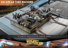 Hot Toys Delorean Back To The Future 3 III Time Machine 1/6 Scale Vehicle