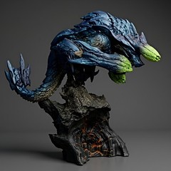 Monster Hunter Brachydios PVC Figure 17cm Game Monster Statue New