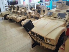 New GO-TRUCK 1/6 Scale Heavy Armored HMMWV UAH-M1114 Car Model For 12” INSTOCK