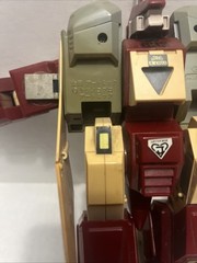 Vintage 1985 Matchbox Robotech Rook Red Alpha Fighter Boxed Styrofoam Incomplete