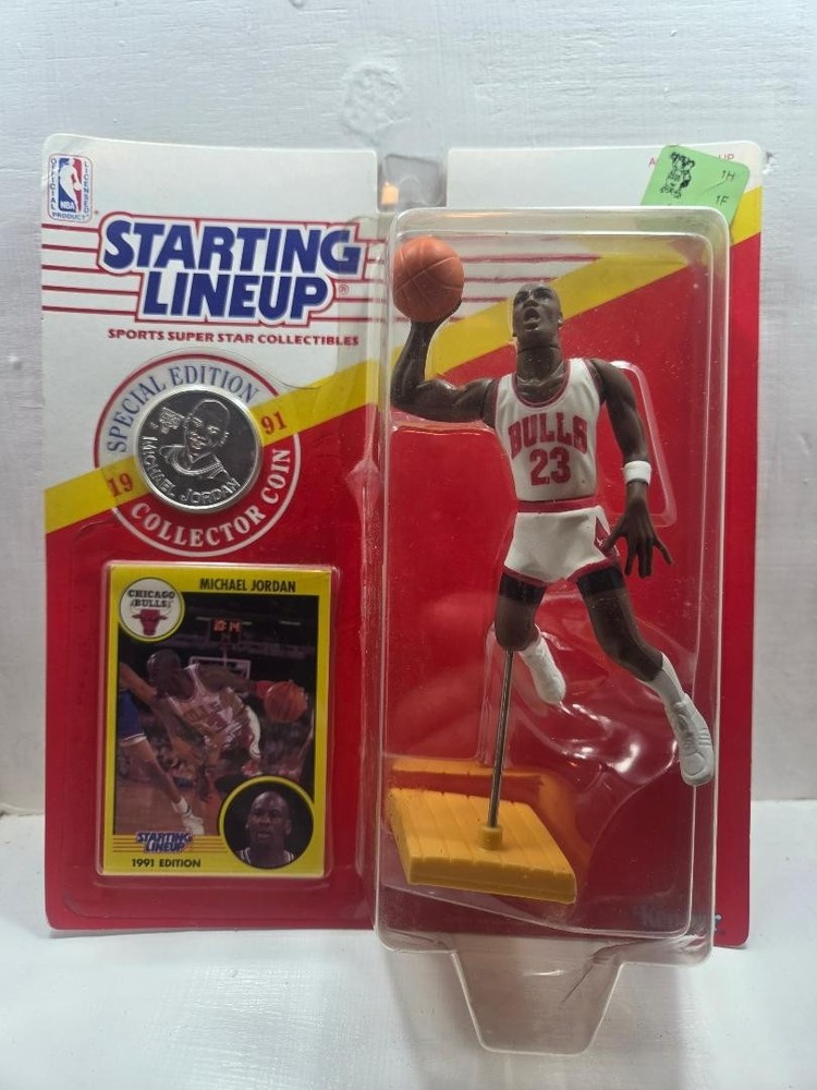 1991 STARTING LINEUP KENNER NIP MICHAEL JORDAN CHICAGO BULLS FREE SHIPPING