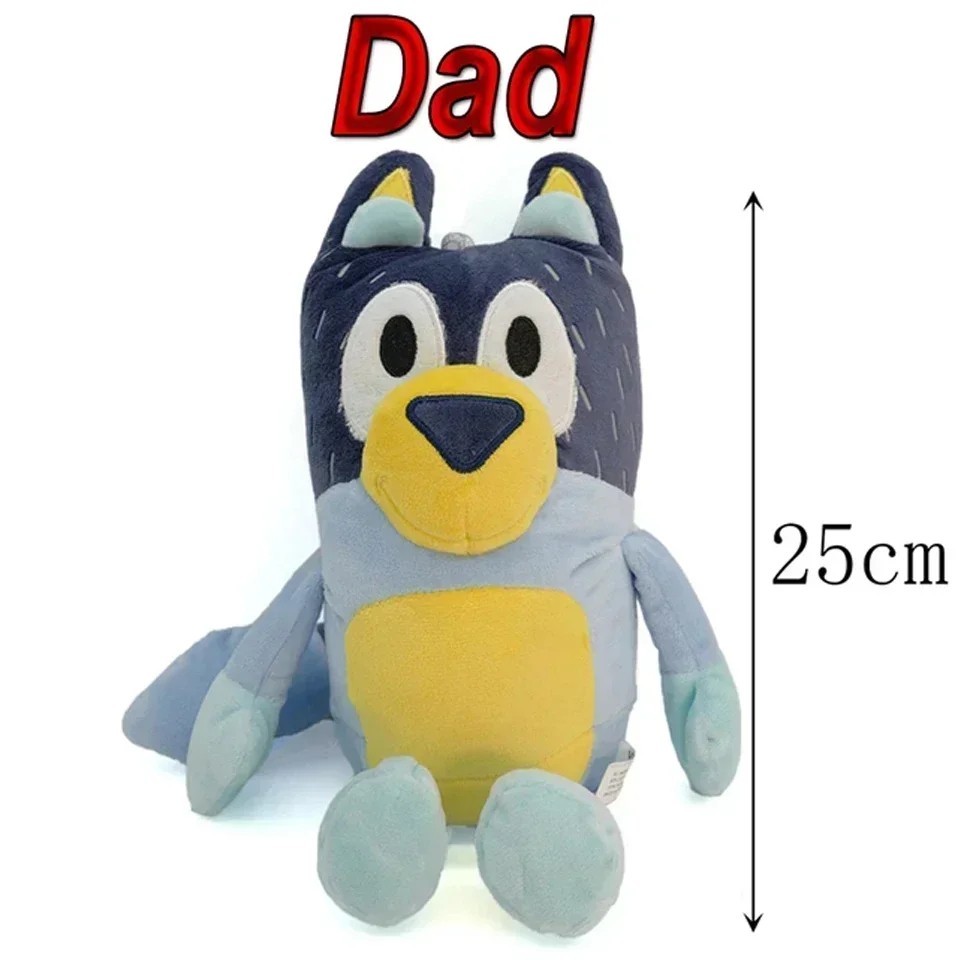 10″ Bluey & Bingo Plush Toys Soft Cartoon Dog Dolls for Gifts Gift Christmas