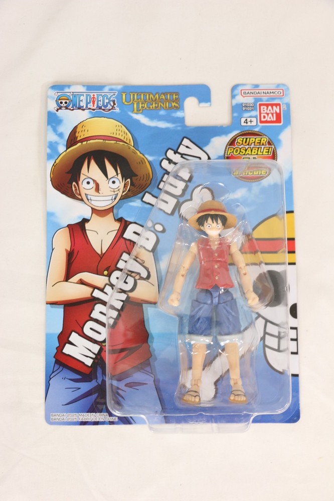 One Piece Ultimate Legends Monkey D Luffy Bandai Super Posable Action Figure New