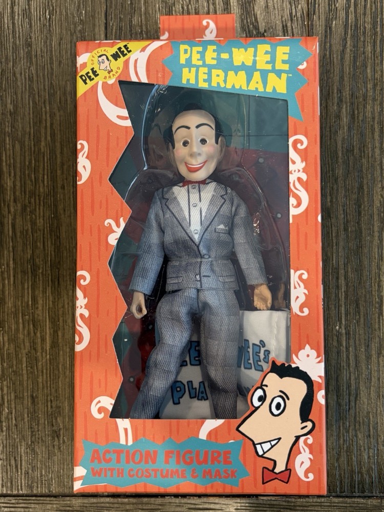 NECA Ben Cooper Pee-Wee Herman Action Figure With Costume & Mask Series 8 – New!