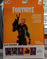 Fortnite Recruit (Jonesy) Action Figure 6in 8pc Set Pickaxe Skateboard Ages 8+