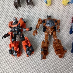 Lot (7) Transformers Rise of Beasts Figures Flex Changer Cheetor Optimus Primal