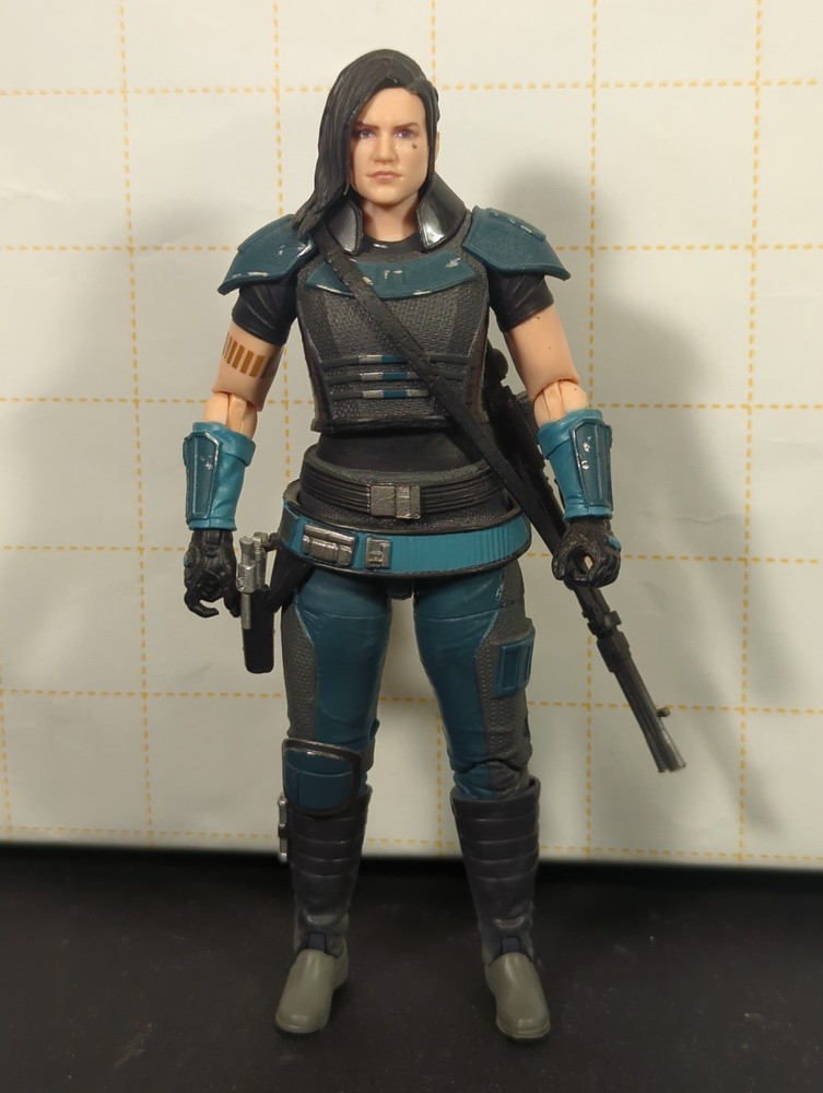 Star Wars Black Series Cara Dune 6 Inch Action Figure. Loose. Complete W/ Guns