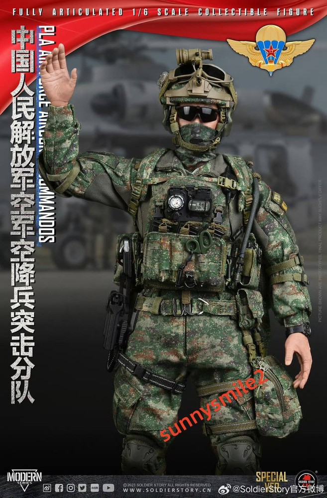 SoldierStory 1/6 PLA Air Force Airborne Commando Action Figure in stock (SS134 )