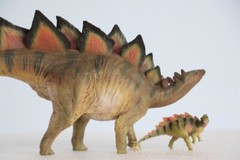 PNSO 1/35 Stegosaurus with Cubs Figure Model Dinosaur Collections Toys Gift