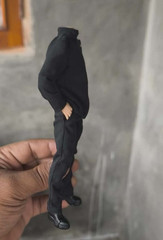 PB-GOJO-SET: Jujutsu Kaisen Gojo School Outfit for Romanke 1/12 male body