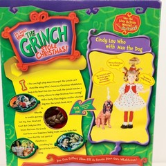 2000 Playmates Grinch Cindy Lou Who with Max the Dog Toys R Us Open Box