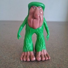 Brainrot Toy Italian Action Figure Brr Brr Patapim 3″ tall Green Monster Ogre