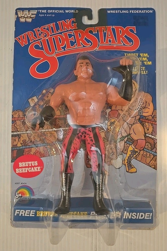 Brutus Beefcake MOC Vintage 1985 MOC LJN Action Figure-WWF-New