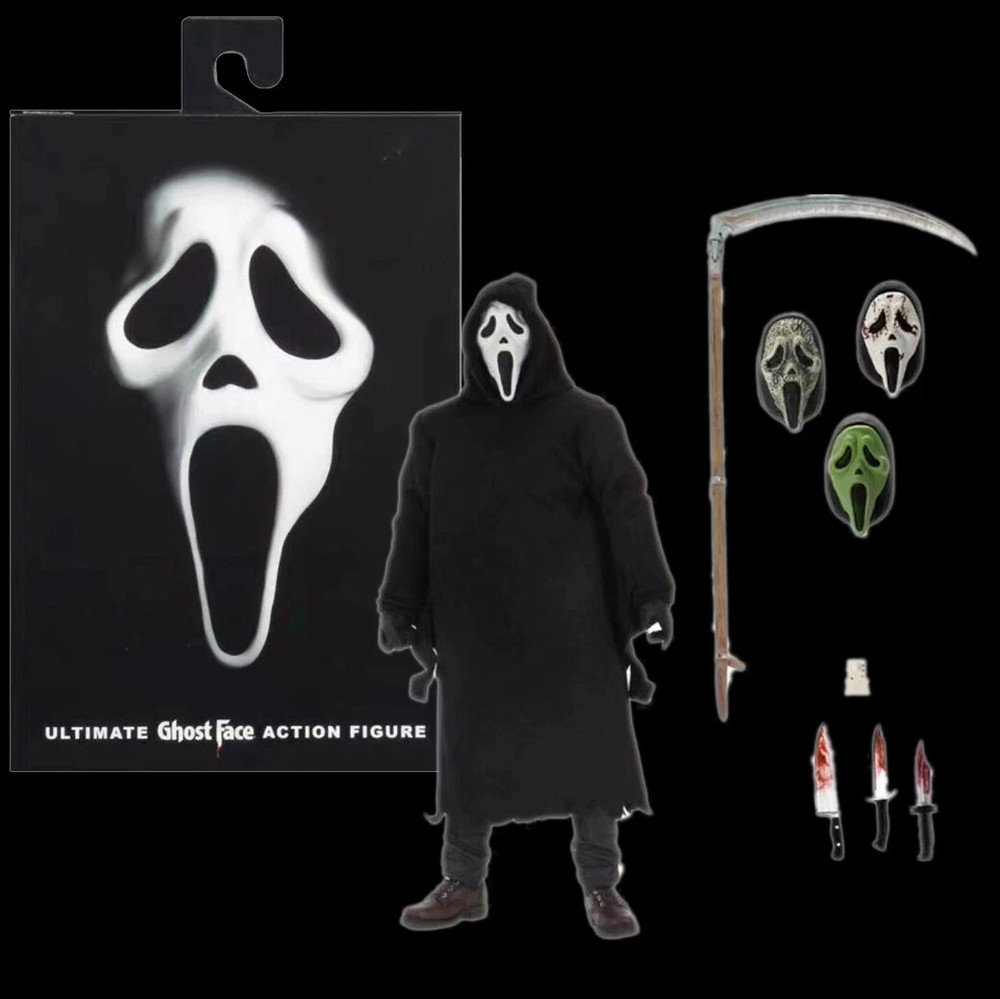 Ghostface Ultimate 7″ Scream Movie Action Figure Model Ghost Face Collection Toy