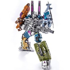 Deformation Toys Combiner Set 5 in 1 Small Scale Anime Action Figure Model Ro…