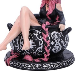 Nemesis Now Baie Rose Sugar and Spice Figurine 14.4cm, Resin, Black/Pink, Pinked