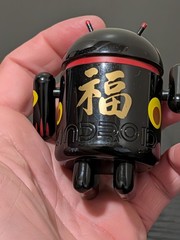 Android Mini Collectible Series Lucky Cat Black Shane Jessup Dead Zebra USED