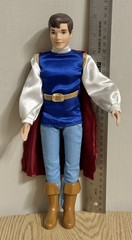 Very Rare Disney Store 12″ “The Prince” Doll from Snow White & The Seven Dwarves