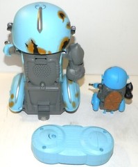 Autobot Sqweeks Transformers The Last Night Remote Control Blue Robot Used Once