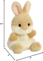 Aurora Plush Toy Adorable Palm Pals Ella Bunny 5 inches Palm Pal NWT