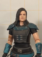 Star Wars Black Series Cara Dune 6 Inch Action Figure. Loose. Complete W/ Guns