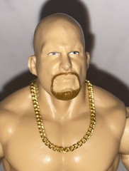 WWE Gold Chain Jewelry Necklace Mattel Figure Prop 1/12 F8