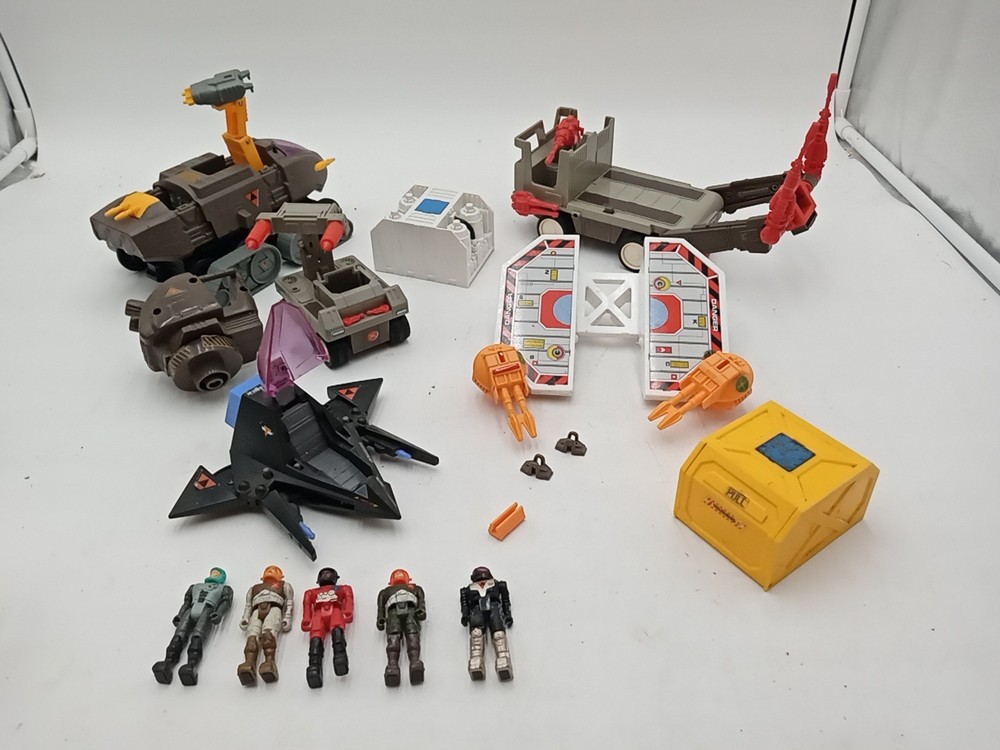 1986 Coleco Starcom US Space Force Vehicle Figure Lot Shadow Parasite RAT #ujs1