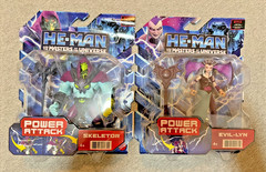 Mattel He-man Power Attack SKELETOR & EVIL-LYN Netflix NIP Master of theUniverse