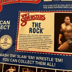WWE Mattel LJN Superstars Figure Series 3 The Rock Black Card Chase New in hand