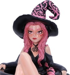 Nemesis Now Baie Rose Sugar and Spice Figurine 14.4cm, Resin, Black/Pink, Pinked