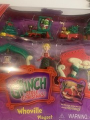 Vtg Dr. Seuss How the Grinch Stole Christmas Whoville Playset New in box!