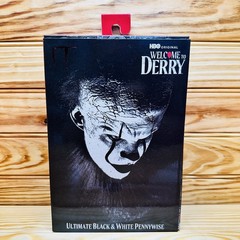 NECA Welcome To Derry Ultimate Black & White Pennywise Glow In The Dark Eyes