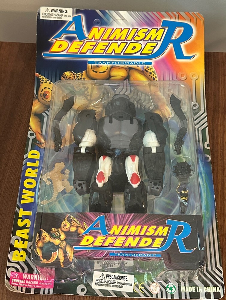 Animism Defender Gorilla 9″ Robot KO Figure Transform to Gorilla New Vintage B3