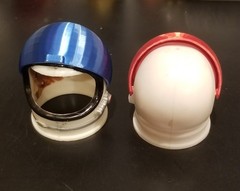 Custom 3D printed GI Joe Space Astronaut Helmet visor in multiple colors